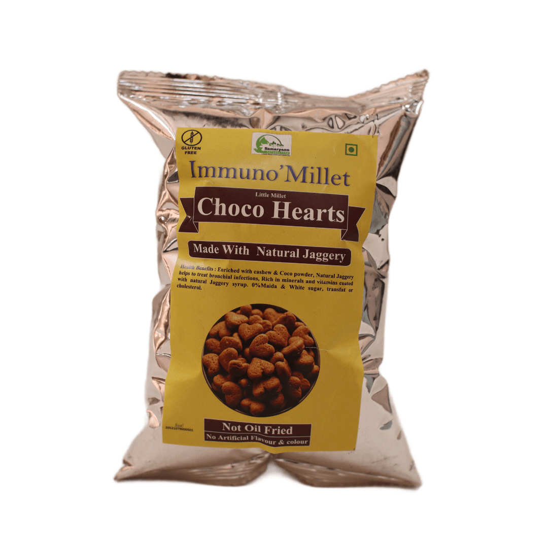 Immuno | Little Millet Choco Hearts | 50 gms